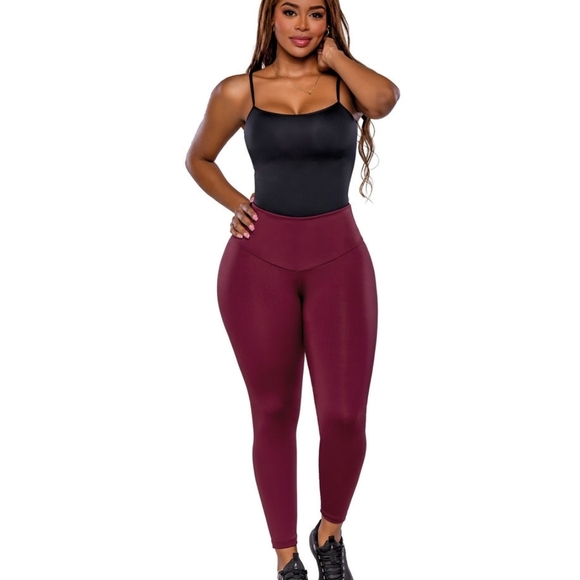 Leggings con Faja Stagmi Colombianas Tummy Control High Waist Butt Shaper New! - Picture 9 of 17